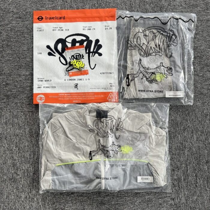 Set Syna Gray and Yellow Track Jacket and Pants SN002 - Image 10