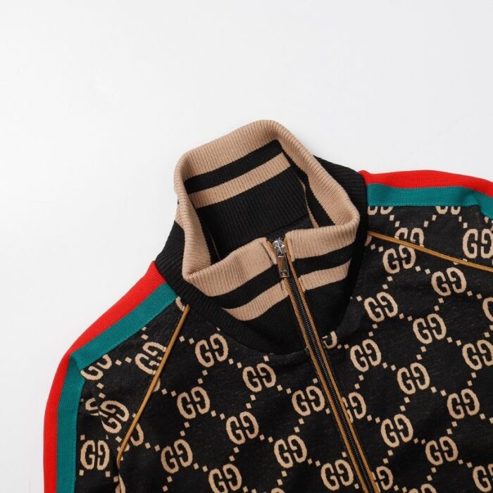 Set Tracksuit Gucci GG Monogram Black GC107 - Image 3
