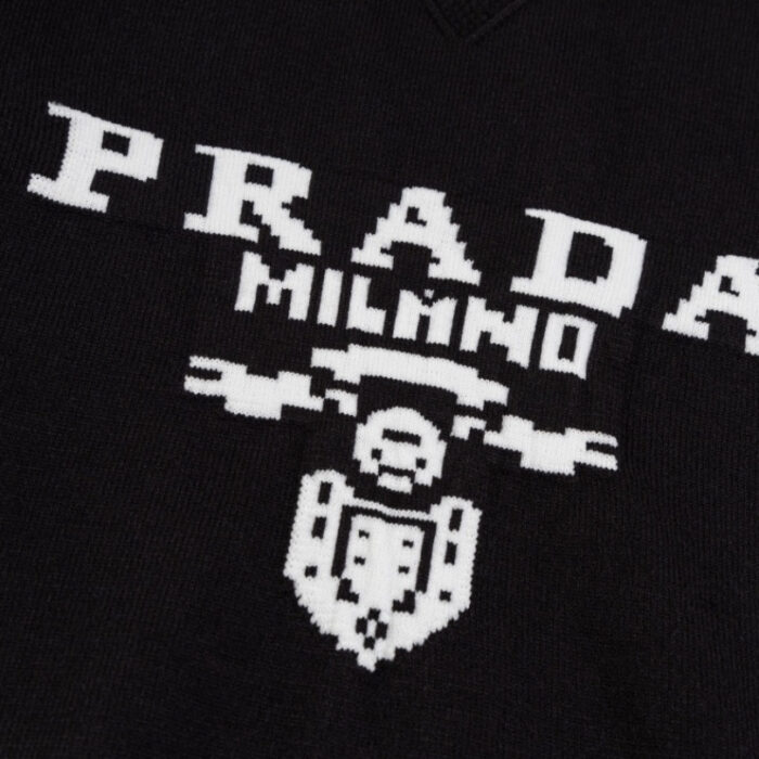 Sweater Prada Milano Black Men's PD044 - Image 4