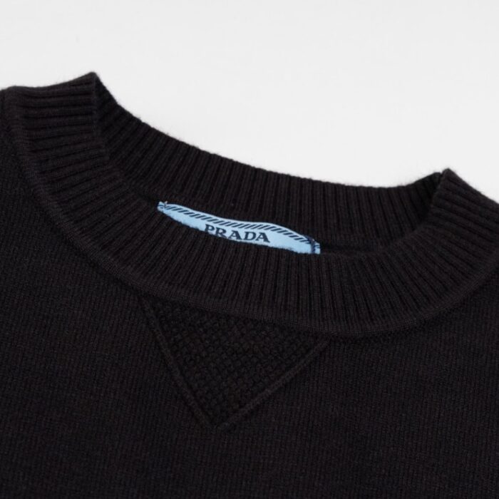 Sweater Prada Milano Black Men's PD044 - Image 8