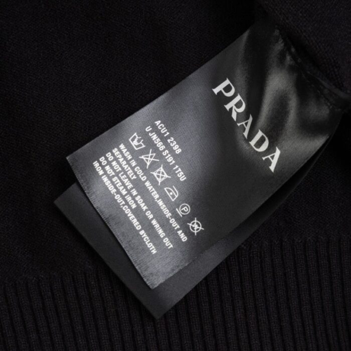 Sweater Prada Milano Black Men's PD044 - Image 10