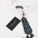 Sweatshirt Chrome Hearts Multicolor Crosses White CH007 - Image 9