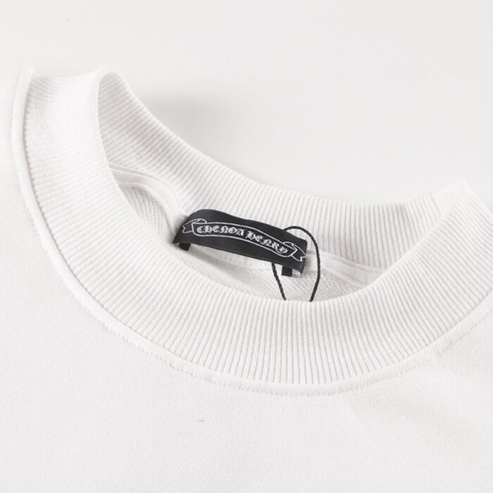 Sweatshirt Chrome Hearts Multicolor Crosses White CH007 - Image 8