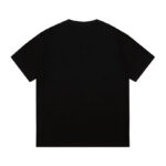 T-shirt Dior Black Graphic Logo Couture DO064 - Image 4