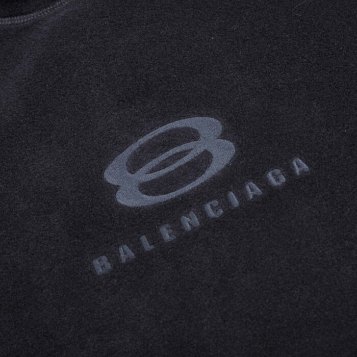 Sweatshirt Balenciaga Logo Black BL069 - Image 4