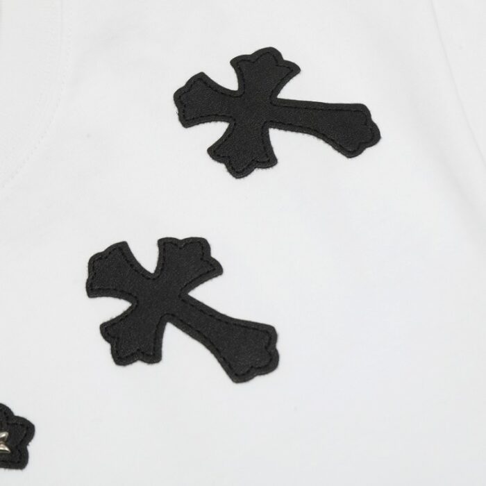 T-shirt Chrome Hearts Cross White CH011 - Image 7