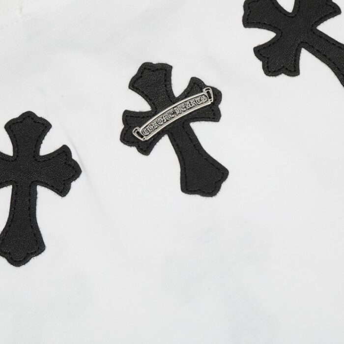 T-shirt Chrome Hearts Cross White CH011 - Image 5