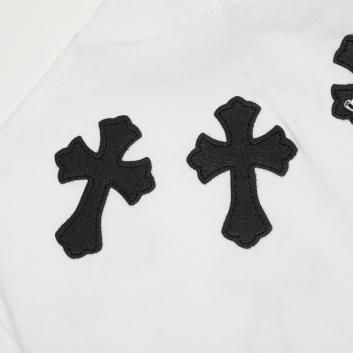 T-shirt Chrome Hearts Cross White CH011 - Image 6
