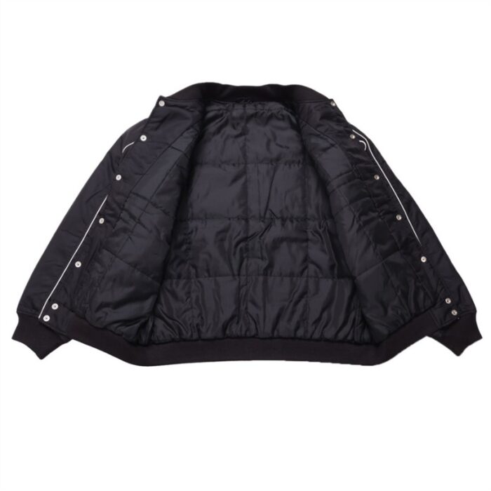 Jacket Supreme NY Varsity Bomber Black SP065 - Image 4
