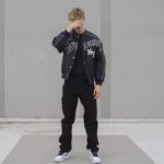 Jacket Supreme NY Varsity Bomber Black SP065 - Image 15