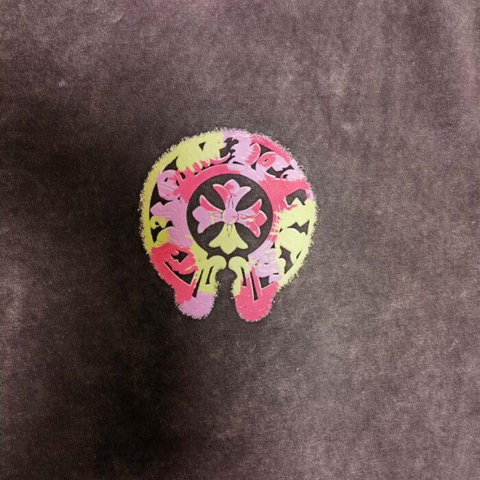 T-shirt Chrome Hearts Cross Graphic Print CH070 - Image 11