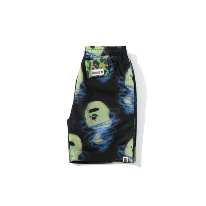 Shorts BAPE Glow-In-The-Dark Spiral Print BP027 - Image 4