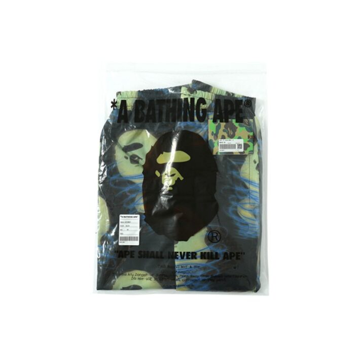 Shorts BAPE Glow-In-The-Dark Spiral Print BP027 - Image 9