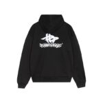 Hoodie Balenciaga Black Logo Print BL064 - Image 2