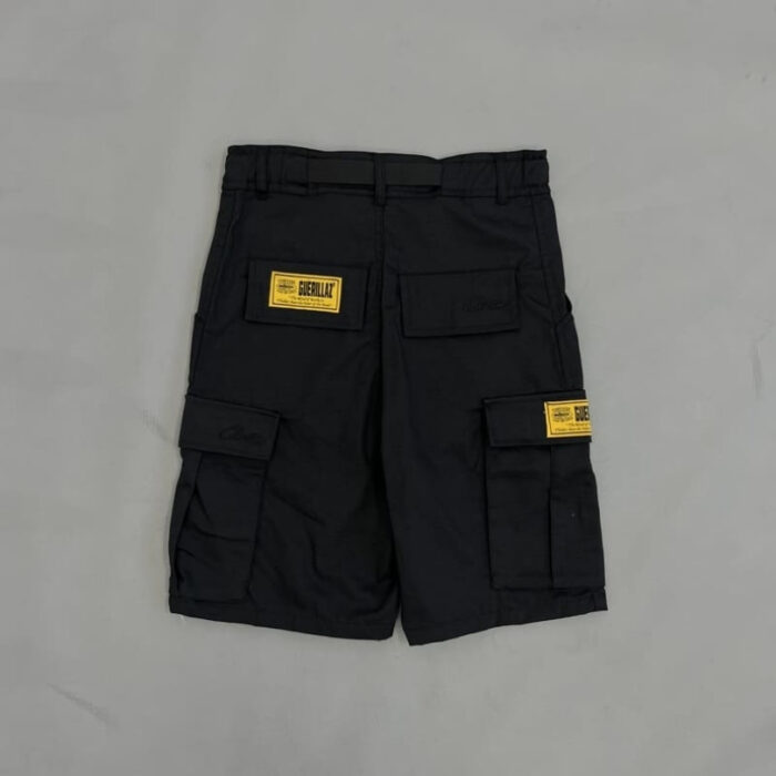 Shorts Cargo Corteiz Guerillaz Black Edition CZ005 - Image 4