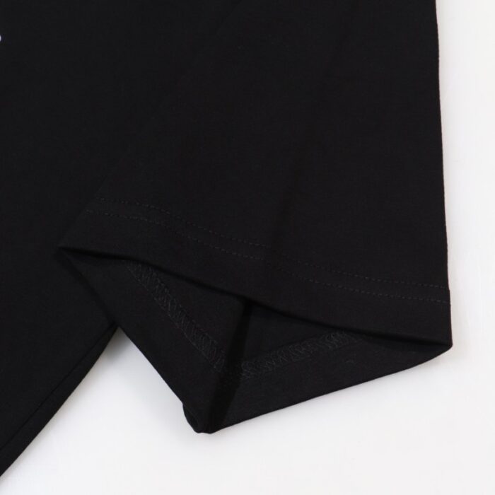 T-shirt Louis Vuitton Calligraphy Studded Black LV025 - Image 7