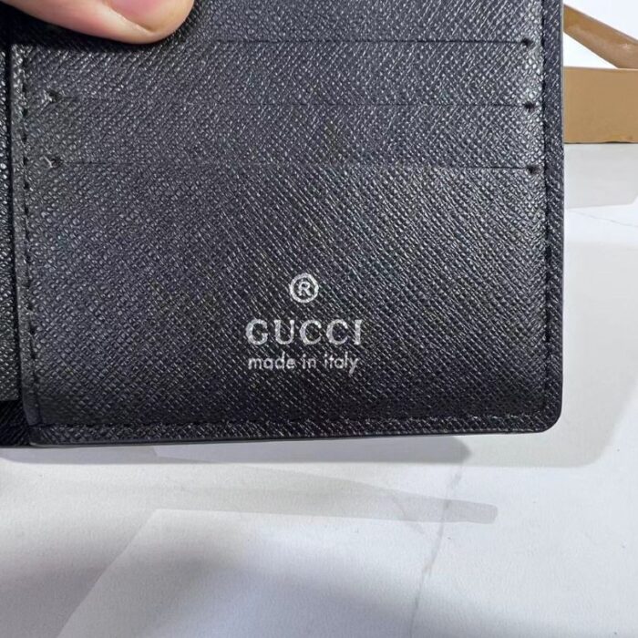 Wallet Gucci Black Embossed Leather GC121 - Image 2