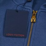 Hoodie Louis Vuitton Zip-Up Blue Edition LV048 - Image 9