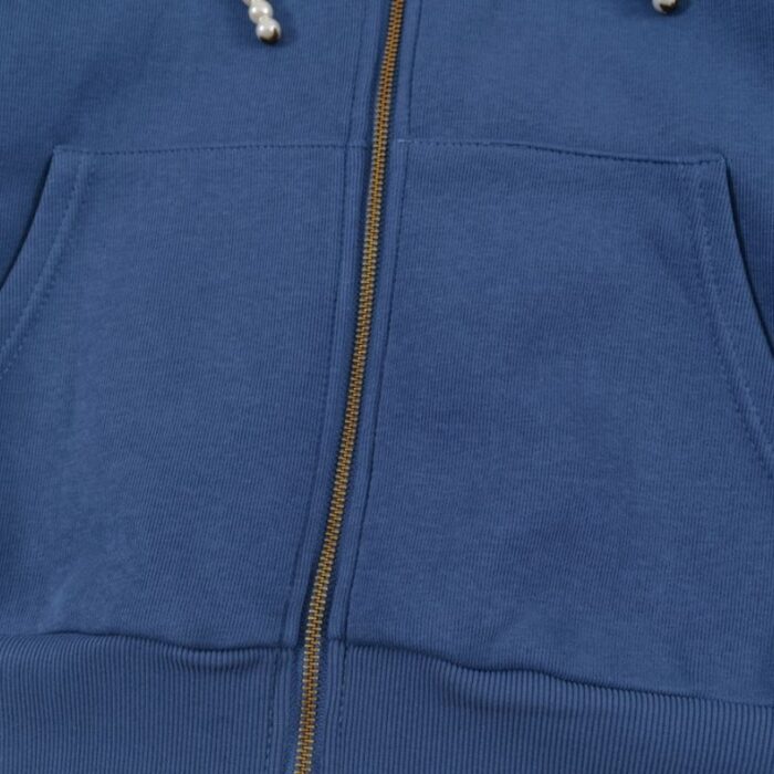 Hoodie Louis Vuitton Zip-Up Blue Edition LV048 - Image 6