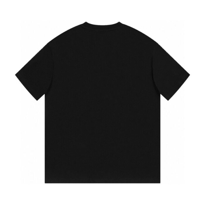 T-shirt Moncler Black Embroidered Logo Tee MCL005 - Image 2
