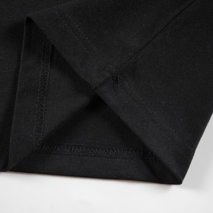 T-shirt Louis Vuitton Blue Graffiti Black Logo LV019 - Image 6