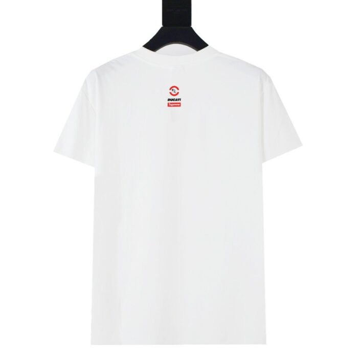 T-shirt Supreme Ducati Racing Graphic White SP038 - Image 2