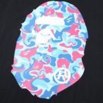 T-shirt BAPE Color Camo Ape Head Black BP006 - Image 4