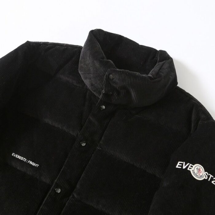 Jacket Puffer Moncler with Logo Trim Hood MCL019 - Image 5