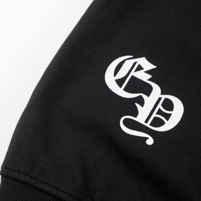 Sweatshirt Chrome Hearts Multicolor Crosses Black CH008 - Image 4