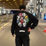 Sweatshirt Chrome Hearts Multicolor Crosses Black CH008 - Image 10