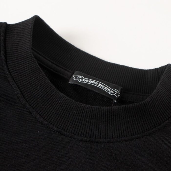 Sweatshirt Chrome Hearts Multicolor Crosses Black CH008 - Image 7