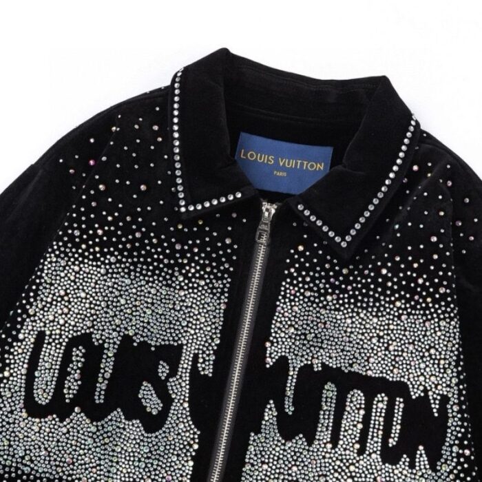 Jacket Louis Vuitton LV Crystal Embellished LV052 - Image 4
