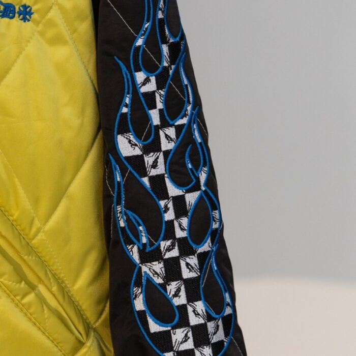 Jacket Chrome Hearts Flaming Youth Quilted CH061 - Image 9