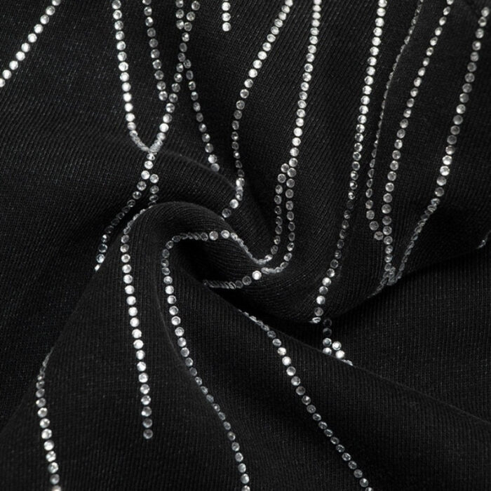 Sweatshirt Chrome Hearts Rhinestone Graphic CH048 - Image 6