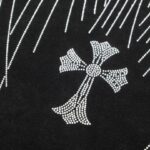 Sweatshirt Chrome Hearts Rhinestone Graphic CH048 - Image 4