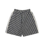 Shorts Dior Monogram Navy Side Stripes DO060 - Image 2