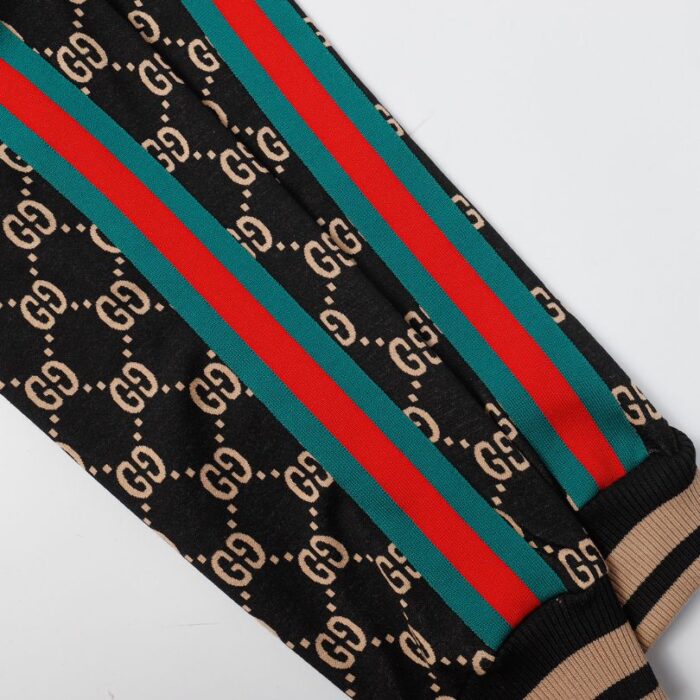Set Tracksuit Gucci GG Monogram Black GC107 - Image 12