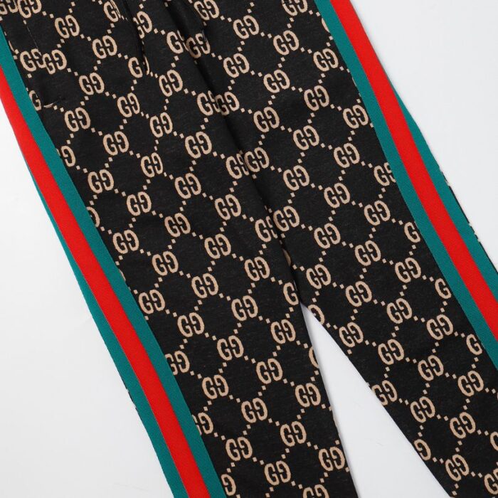 Set Tracksuit Gucci GG Monogram Black GC107 - Image 8