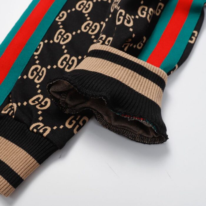 Set Tracksuit Gucci GG Monogram Black GC107 - Image 4