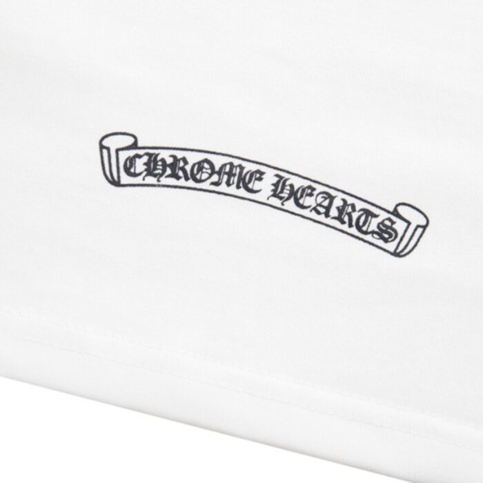 T-shirt Chrome Hearts Red Cross Crest White CH003 - Image 8