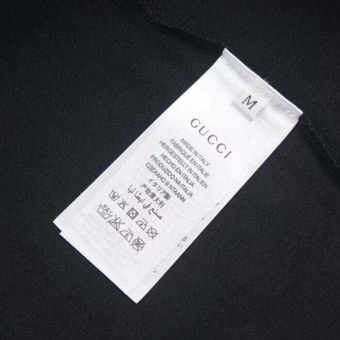 T-shirt Gucci Bunny Black GC074 - Image 7
