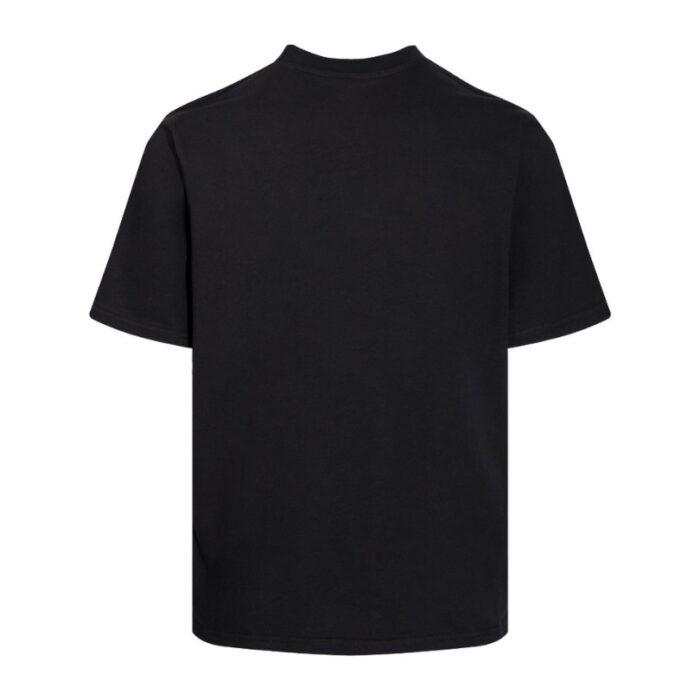 T-shirt Prada Milano Black Graphic Logo PD033 - Image 2