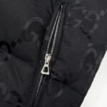 Puffer Jacket Gucci Monogram Black GC081 - Image 5