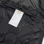 Puffer Jacket Gucci Monogram Black GC081 - Image 8
