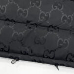Puffer Jacket Gucci Monogram Black GC081 - Image 4
