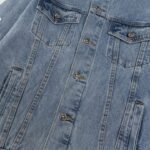 Denim Jacket Chrome Hearts Cross Design CH068 - Image 5