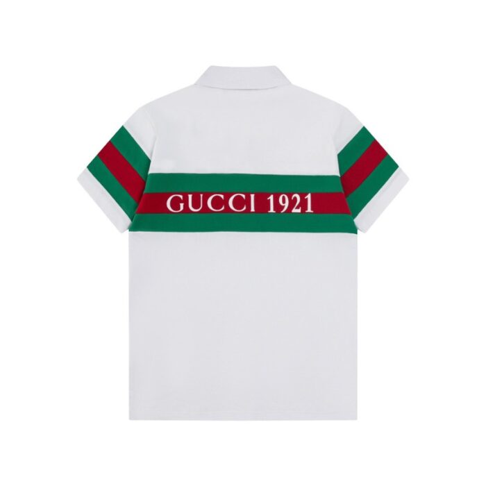 Polo Gucci 1921 Stripe Logo GC117 - Image 5