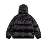 Jacket Puffer Moncler Black with Hood MCL013 - Image 2