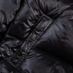 Jacket Puffer Moncler Black with Hood MCL013 - Image 6