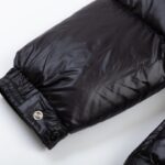 Jacket Puffer Moncler Black with Hood MCL013 - Image 12